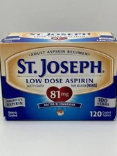 ANGIEHAIE Joseph Low Dose Aspirin 81 Mg Micro Tablets - 120 Ct, Pack of 4