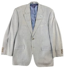 Lauren Ralph Lauren 100 Silk Mens 42R Brown 2-Button Blazer Jacket