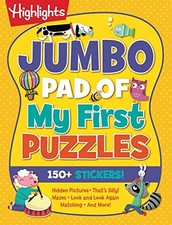 Jumbo Pad of My First Puzzles Jumbo , Highlights