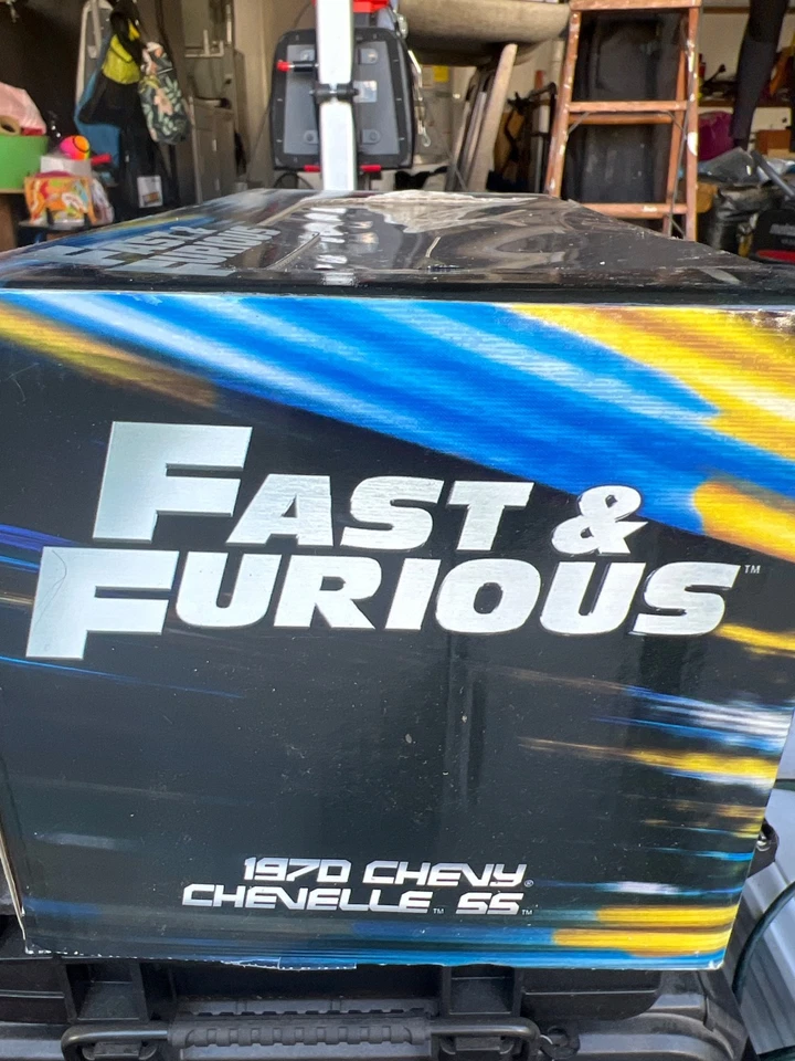 JOHNNY LIGHTNING FAST & FURIOUS 1970 CHEVY CHEVELLE SS RED 1:18 DIECAST MODEL 34 - Image 3 of 4