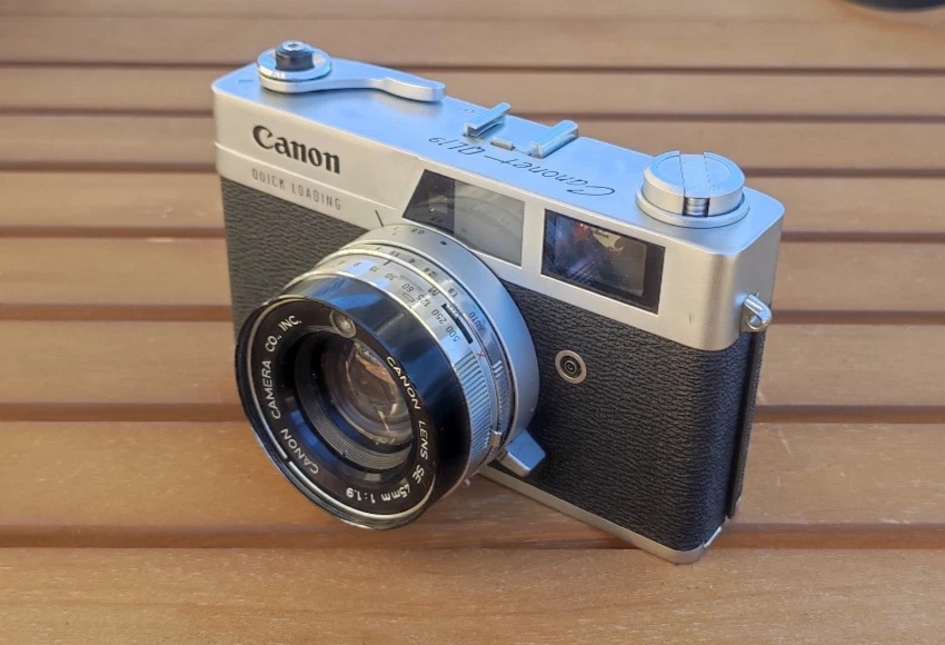 Appareil photo argentique 35 mm Canon Canonet QL-19 - Photo 2/4