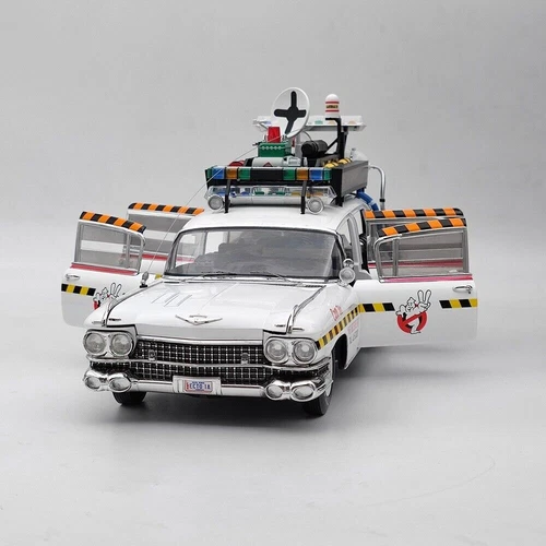 HOT WHEELS 1:18 Cadillac Ghostbusters II ECTO 1A Elite X5470 Diecast Models US - Picture 5 of 13