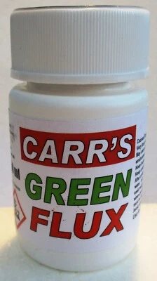 Carr's C1024 Green Flux 50ml Bottle for Steel, Brass, Nickel Silver, Copper T48P