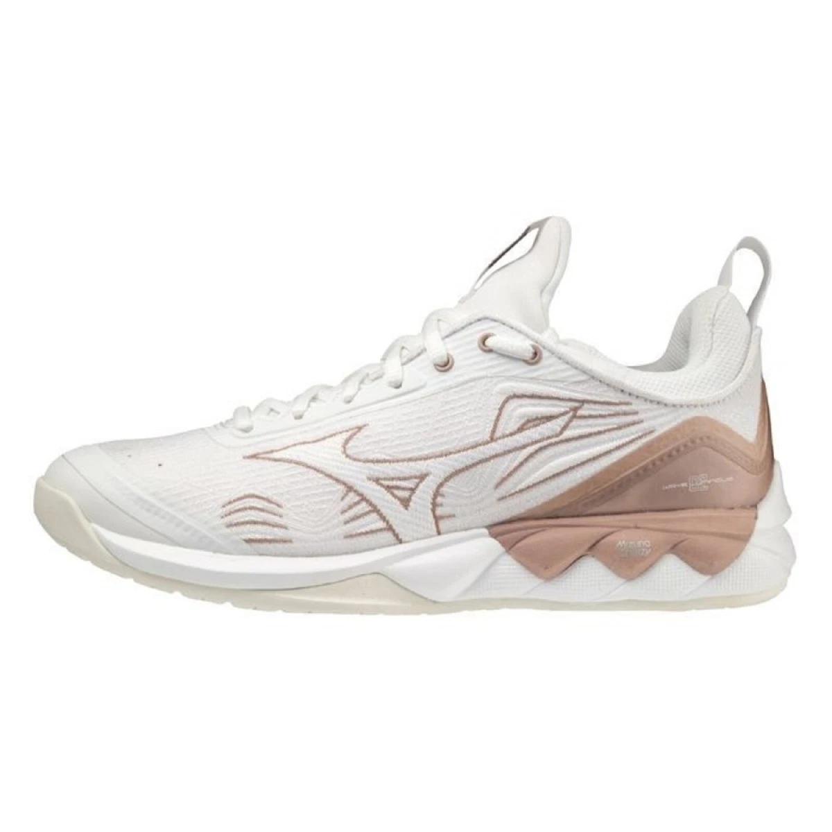 Vijandig Willen onwettig Mizuno Wave Luminous 2 [V1GC212036] Women Volleyball Shoes White/Rose Gold  | eBay