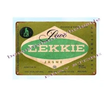 pub cafe alcohol CZ Piwo Lekkie Jasne Browar w Czarnkowie Beer metal tin sign