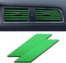 20 Pieces Car Air Conditioner Decoration Strip for Vent Outlet, Universal Waterp