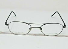 EDDIE BAUER Eyeglasses model PORTLAND size 145MM Matte Silver Sample NEW