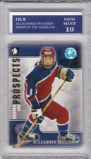 ALEXANDER OVECHKIN 2004/05 Hockey PROSPECTS RC Washington Capitals GEM MINT 10