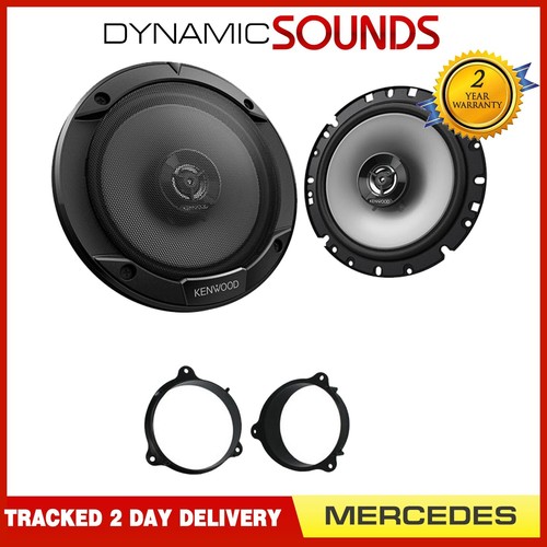 Kenwood 6.5" 2Way Coaxial Front Door Speaker Upgrade Kit for Mercedes