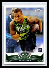 2013 Topps Chrome #199 Dee Milliner Refractor RC Rookie New York Jets