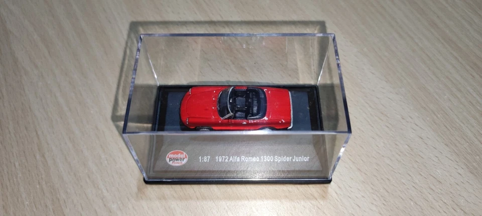 MODEL POWER 19355   - 1972 ALFA ROMEO 1300 SPIDER JUNIOR -  SCALA 1/87  - Immagine 4 di 4