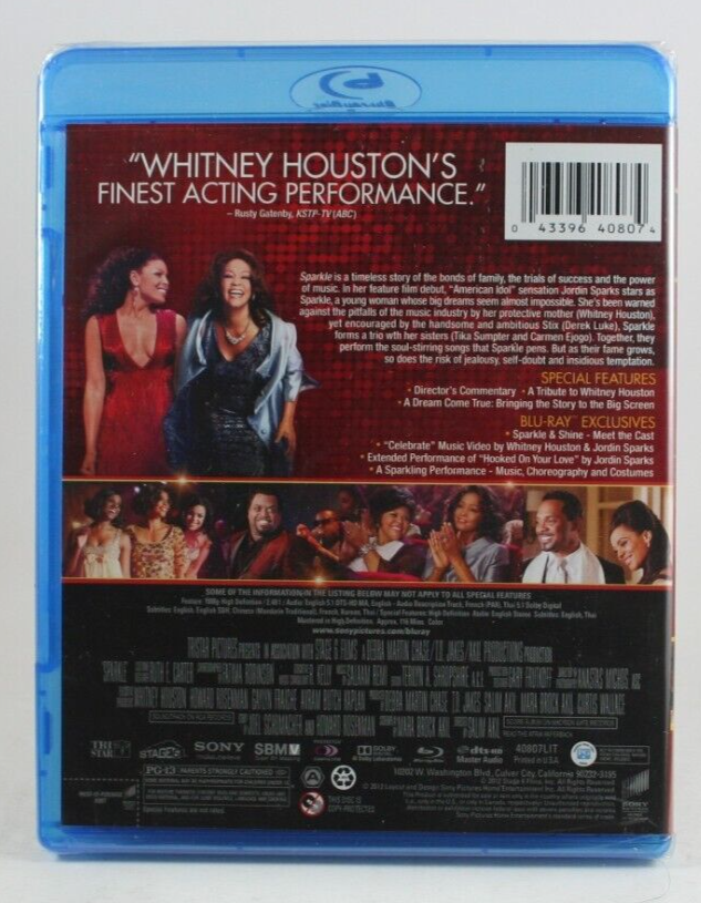 Sparkle Bluray Whitney Houston Jordin Sparks Mike Epps music
