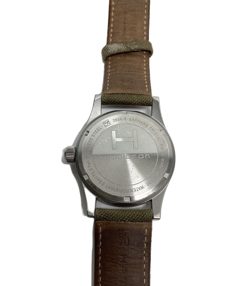 Hamilton Khaki Field H694190 Hand Winding Men's Watch From Hamilton Khaki Field H694190 Hand Winding Men's Watch From