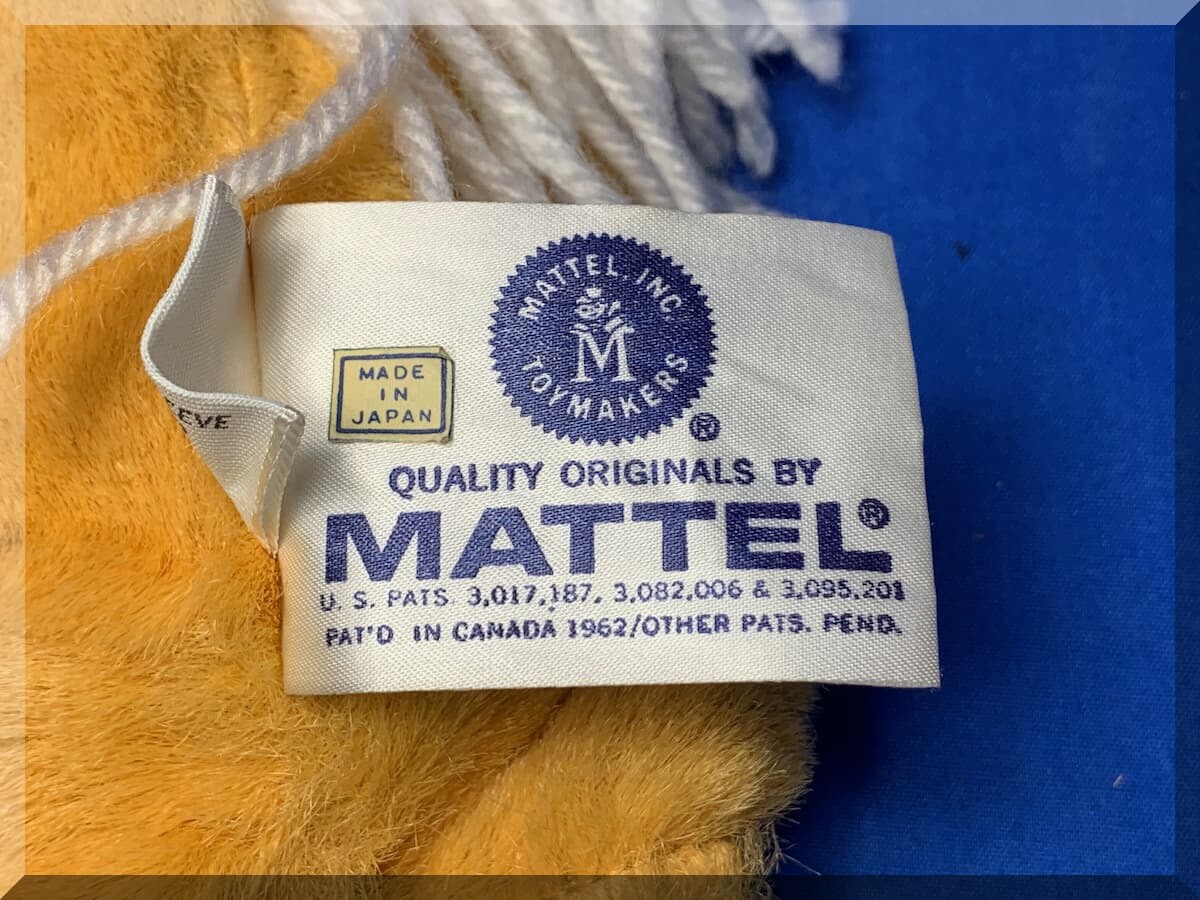 1962 VINTAGE MATTEL MR ED TV TALKING HORSE HAND PUPPET MUFFLED VOICE