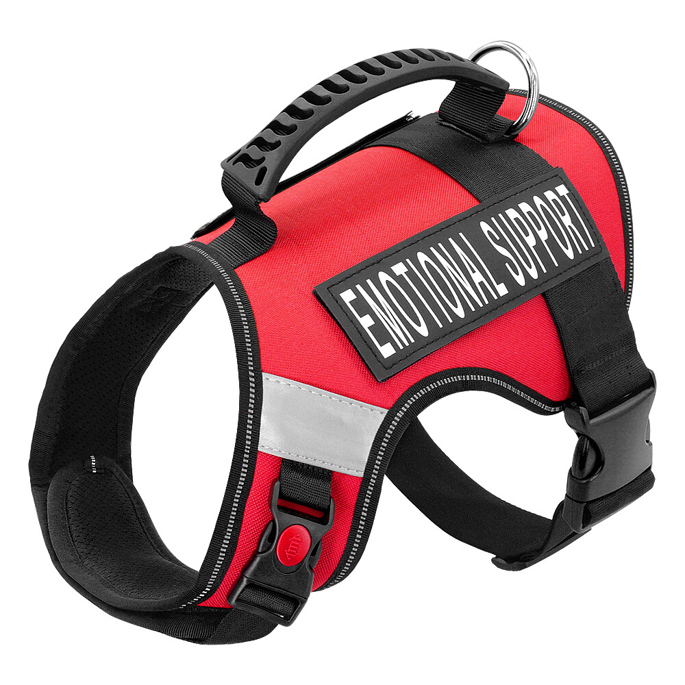 Reflective Dog Working Harness Mesh Emotional Support ESA Service Vest