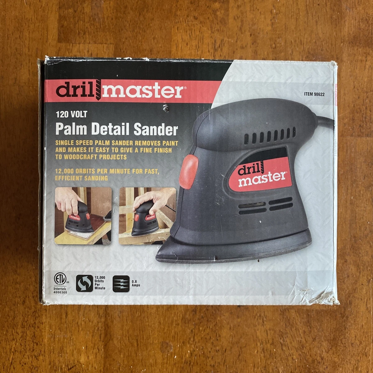 Drill master on sale palm sander