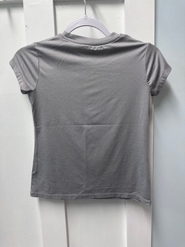 PREOWNED GIRLS CHAMPION AUTHENTIC ACTIVEWEAR SET GRAY AND PURPLE SIZE 10/12 - Picture 2 of 6