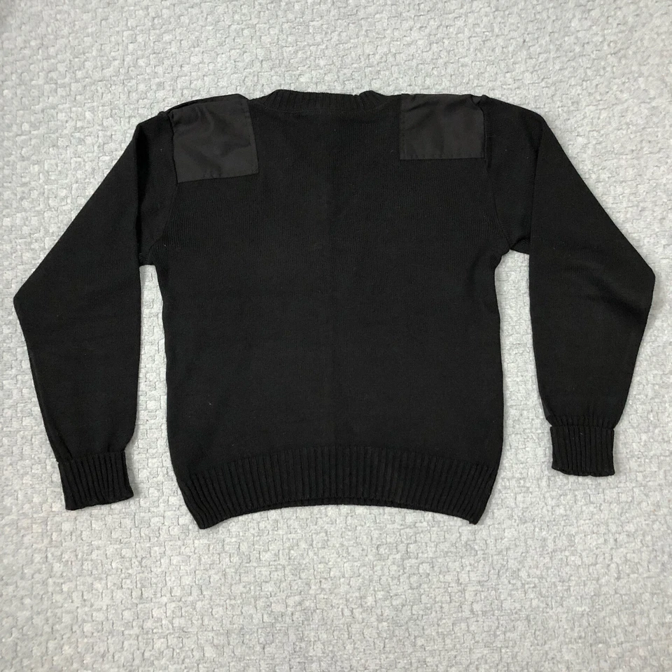 Citadel Sweater Mens Large Black Pullover Commando Military Tactical Cozy Norm - Image 2 of 4