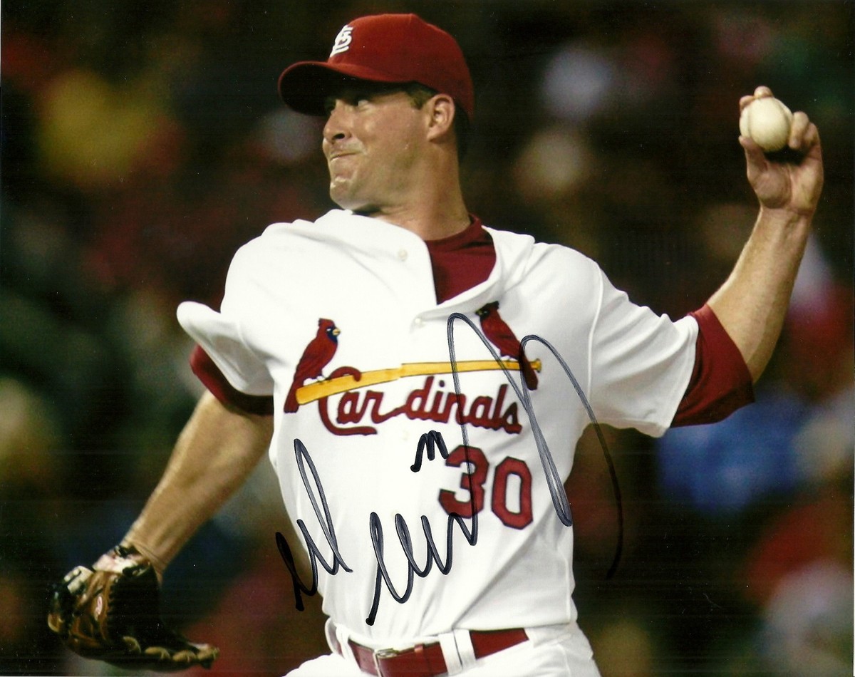 Mark Mulder Hand Signed 8x10 Photo St Louis Cardinals Baseball