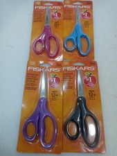 Fiskars 194580 Student Age 12  7" Scissors with Comfort Grip Choose Your Color