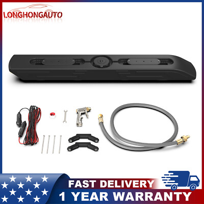 #ad HDPE 30L Water Tank W Nozzle 12V Roof top Shower For Off Road Pick up Truck $198.81