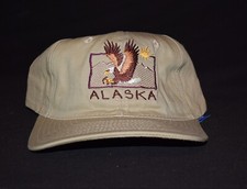 Collectable  Alaska  Embroidered Hat / Cap  Never Worn  Clasp back