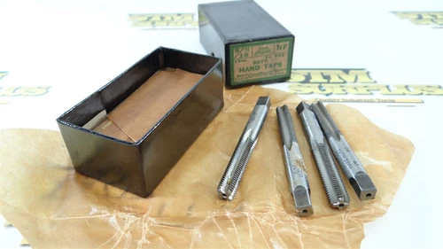PACK OF 12 NEW GTD HSS 4 FLUTE BOTTOM TAPS 5/16"-24NF