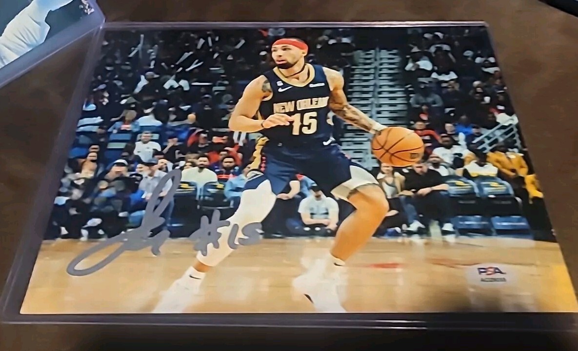 Jose Alvarado Autographed Signed New Orleans Pelicans 8x10 Photo PSA COA 