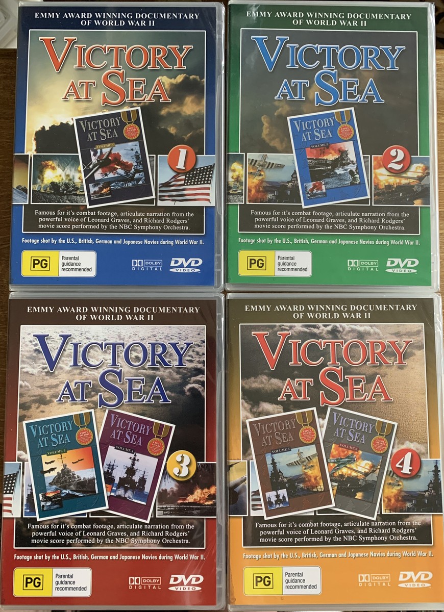 DVD: Victory At Sea - Complete Documentary Series (26 episodes/4