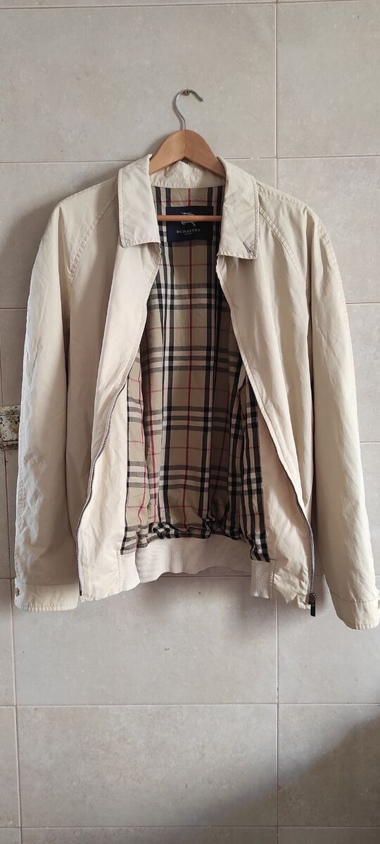 Vintage Burberry Hamilton Bomber Nova Check Men's Light Vintage Burberry Hamilton Bomber Nova Check Men's Light