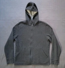 Michael Kors Full Zip Hoodie Men's Medium Gray