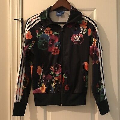 Adidas Originals RARE DISCONTINUED Firebird Floral Burst Zip Adidas Originals RARE DISCONTINUED Firebird Floral Burst Zip