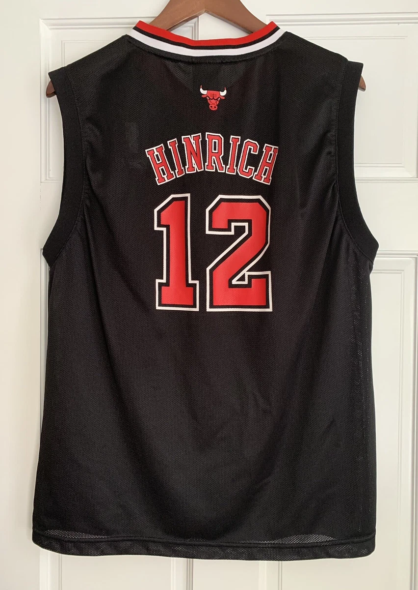 OFFICIAL NBA KIRK HINRICH JERSEY SIZE XL XLARGE CHICAGO BULLS # 12 Reebok