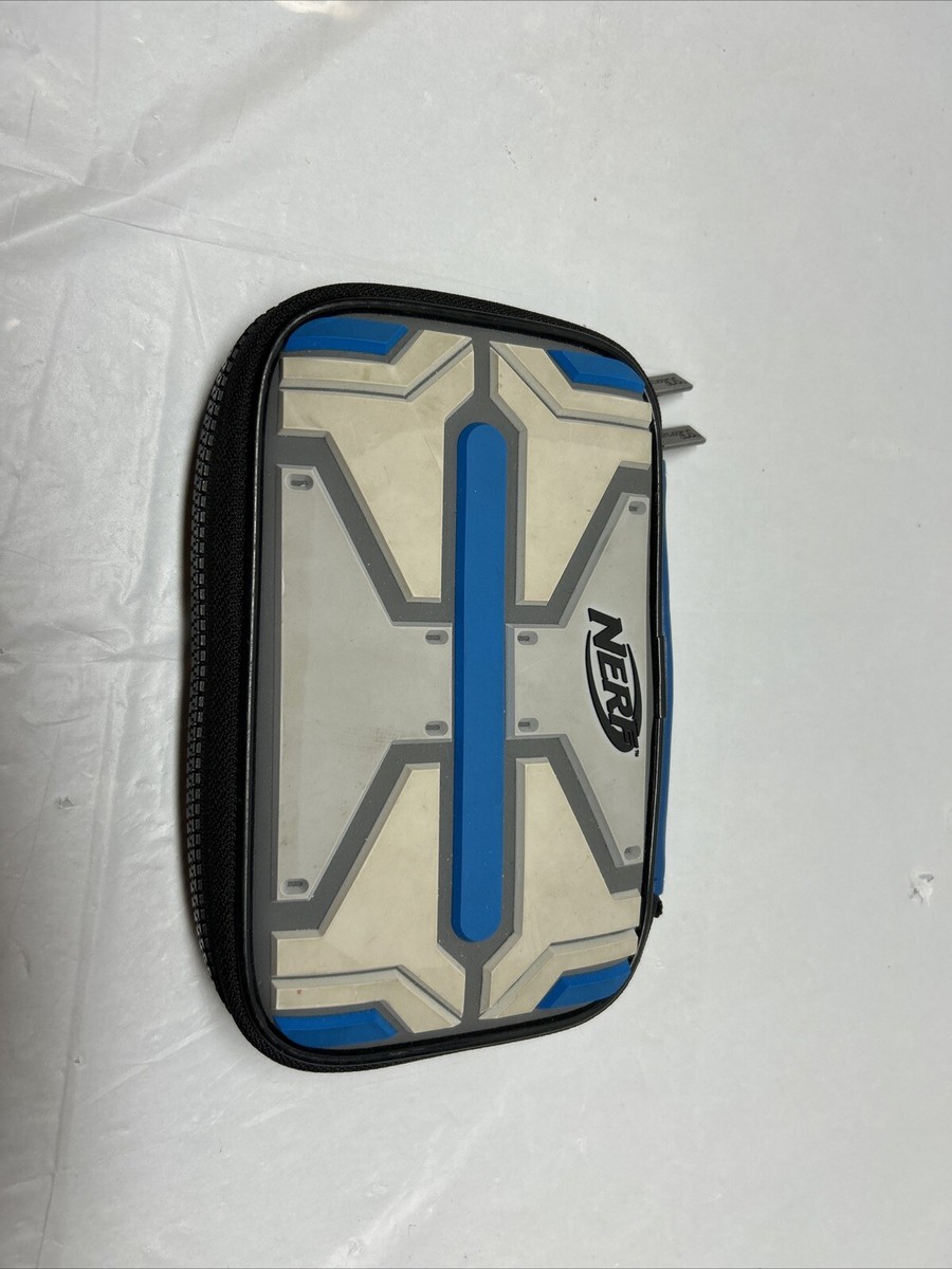 Nintendo DS Nerf Case Black Gray Blue Zip Protective Travel For