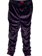 Haus of Jr Viola Velour Kids Size 10 Burgundy Jogger Pants ASO Jaden Smith