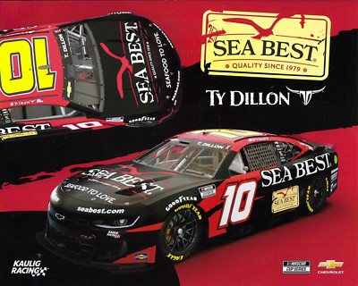 2025 TY DILLON  SEA BEST KAULIG RACING  #10 NASCAR CUP SERIES POSTCARD