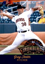 2018 Aberdeen IronBirds Choice 9 Gray Fenter West Memphis Arkansas Baseball Card