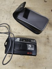 Vintage Ricoh AF-77 Point Shoot Film Camera Black w/Soft Case Tested