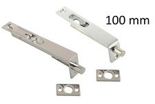 Sliding Lever Action Flush Bolt Sprung Door Bolt Slide Bolt Brass or Chrome