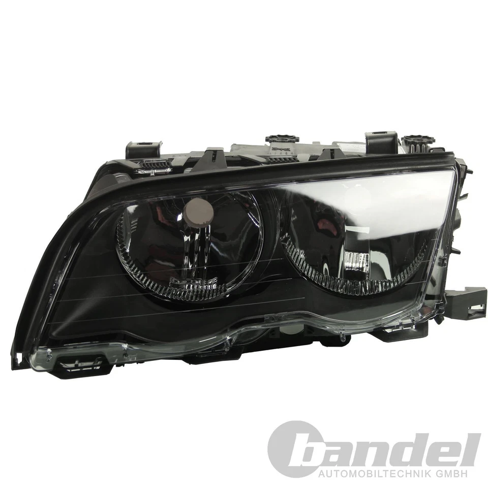 2x TYC H7 SCHEINWERFER SCHWARZ passend für BMW 3er E46 LIMO TOURING VOR-FACELIFT - Bild 4 von 4
