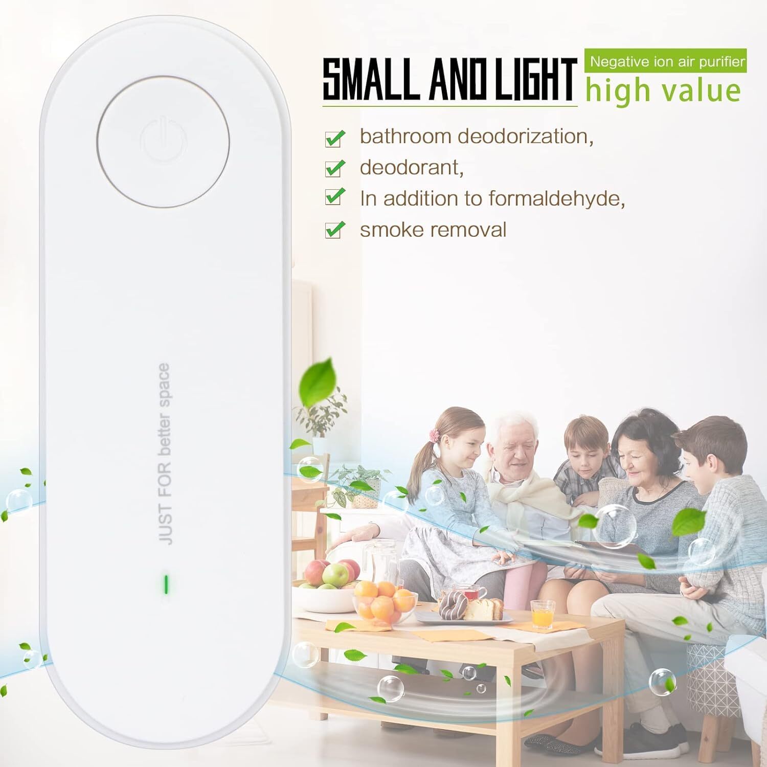 Air Purifier Plug In Filterless Air Purifier Home Purelonic Air Ionizer