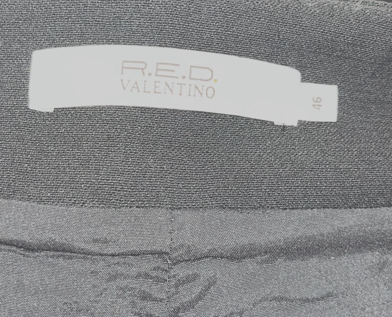 ROSSO Valentino nero classico gonna dritta a matita foderata con elastico taglia 46