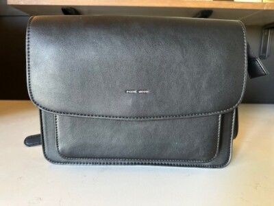 Pixie Mood Zoe Crossbody Shoulder Bag Black Vegan Leather Purse Cruelty Free