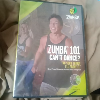 Zumba 101 - Can't Dance? Basic Steps (DVD) Beto Perez New T6