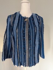 St John Women Sz 4 Blazer Jacket Knit Vintage VTG