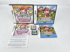 Camping Mama & Crafting Mama Nintendo DS Video Game Complete CIB Set Of 2