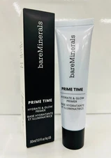 NEW bareMinerals Prime Time Hydrate & Glow Primer 30ml 1oz