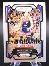 2024 Panini WNBA Monopoly Prizm Rebecca Allen Silver Prizm #18 Mercury