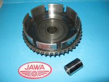 Jawateile für Jawa350 Typ 354, Kupplungskorb 45 Zähne, Hülse für Welle