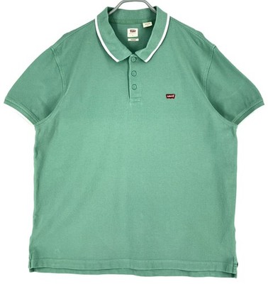 Levi's Herren Standard Polo T-Shirt Kurzarmhemd Größe L Grün